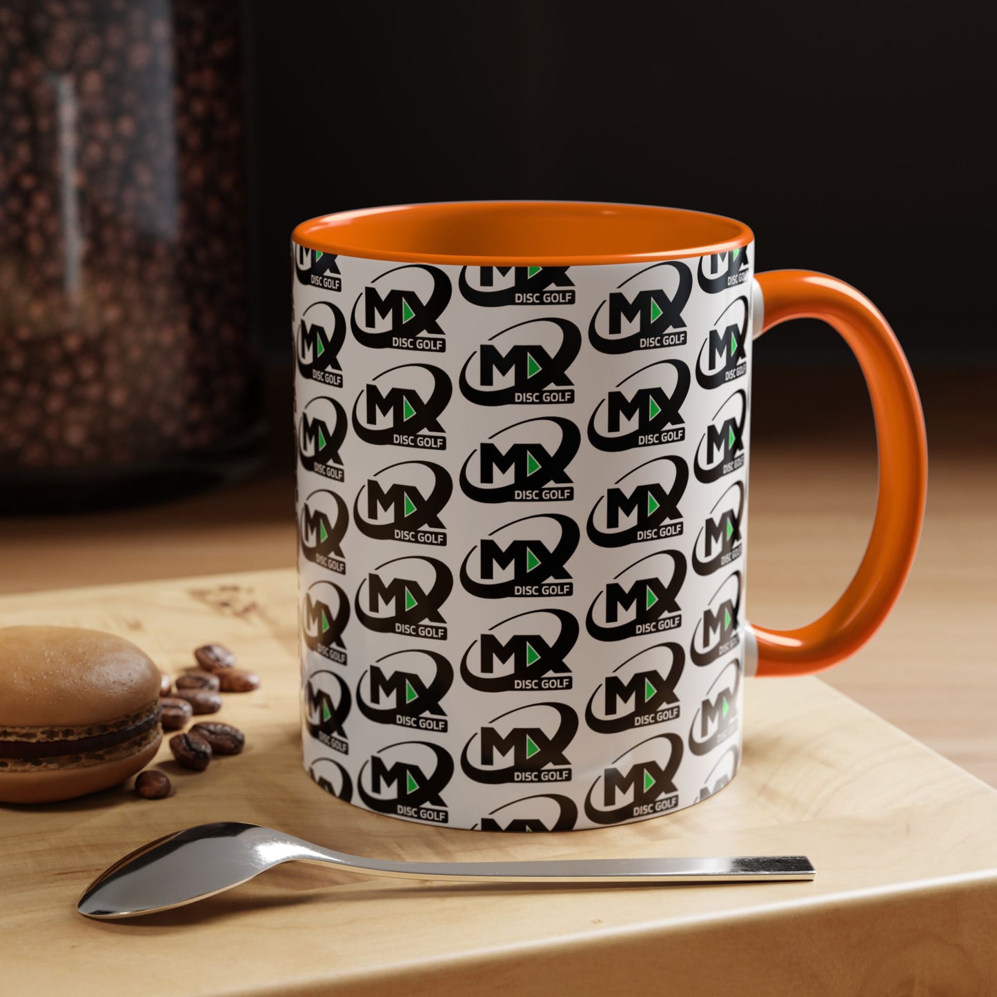 Coffee Mug MX disc golf logo
