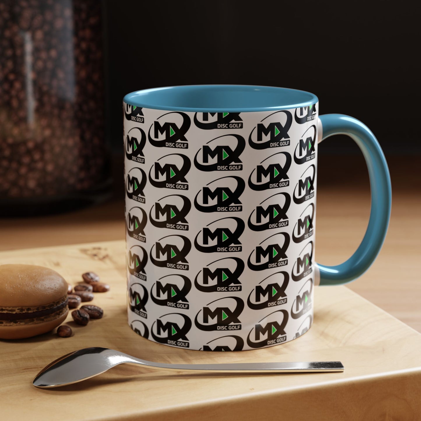 Coffee Mug MX disc golf logo