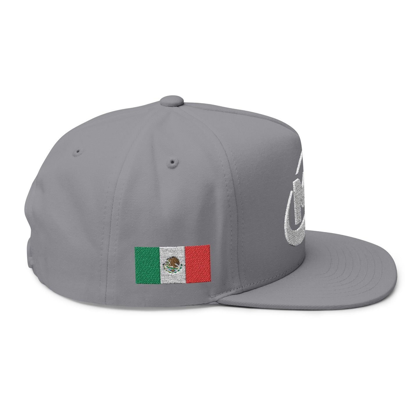 Flat Bill Cap - Embroidered MX Disc Golf withe logo + Mexican flag