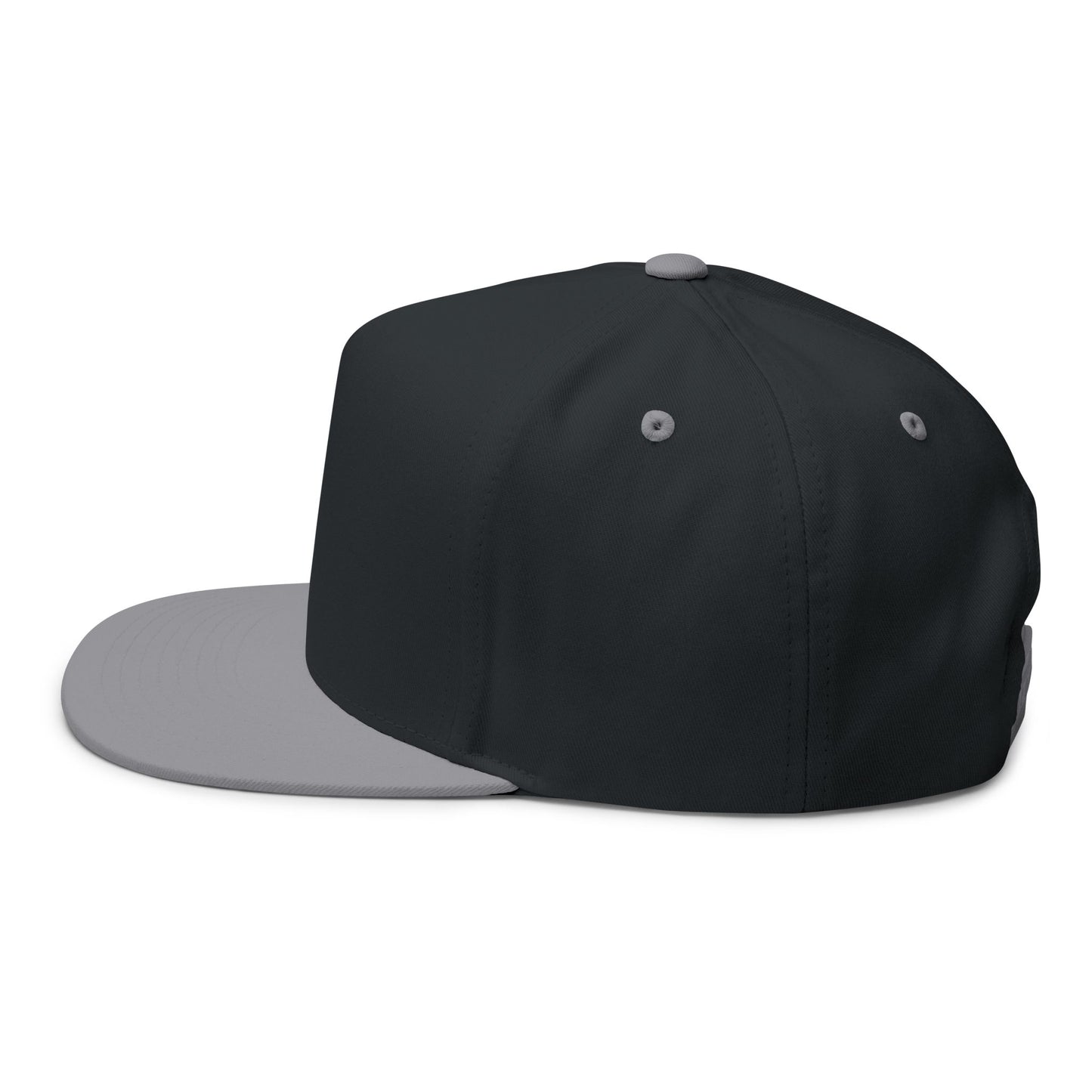 Flat Bill Cap - Embroidered Mexican flag