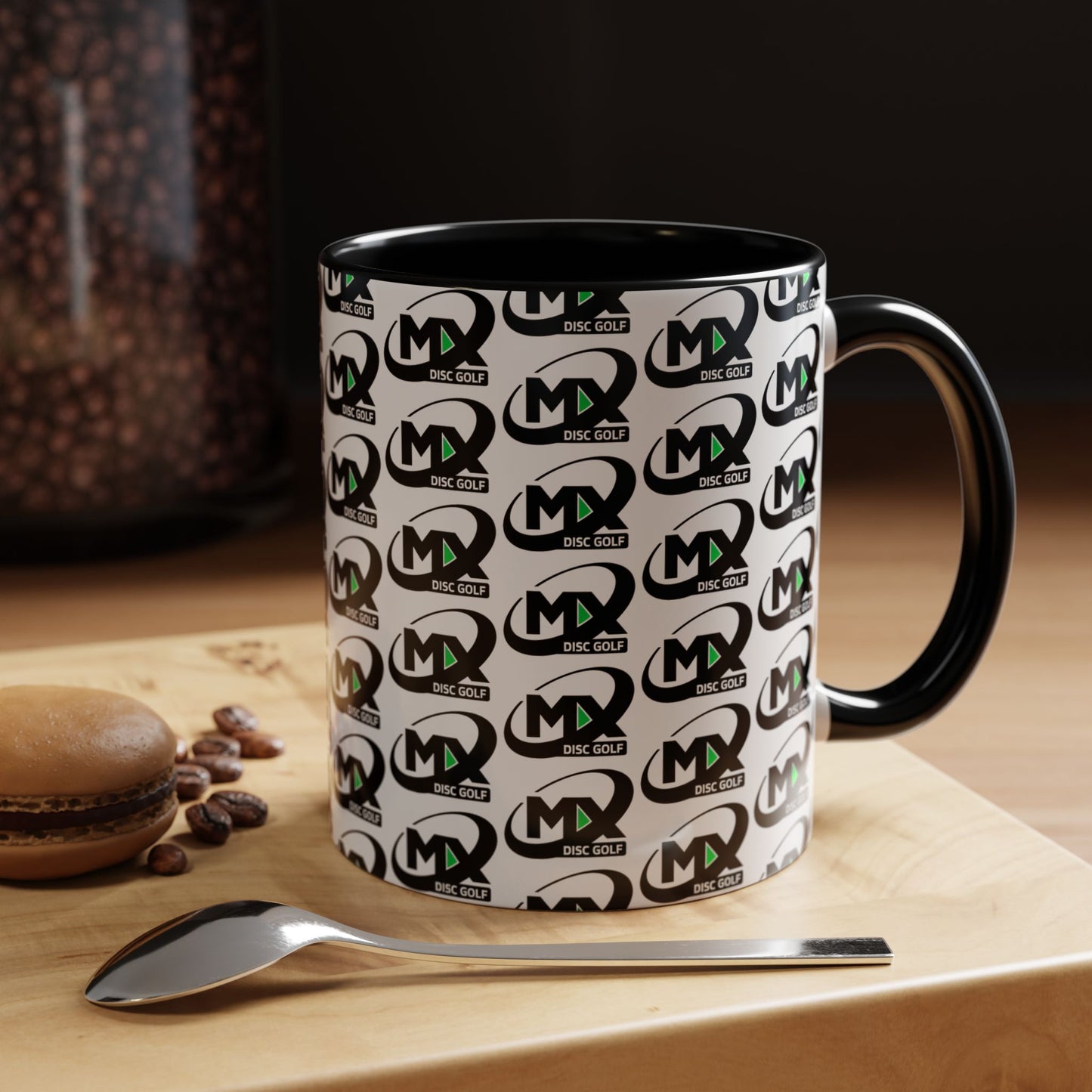Coffee Mug MX disc golf logo