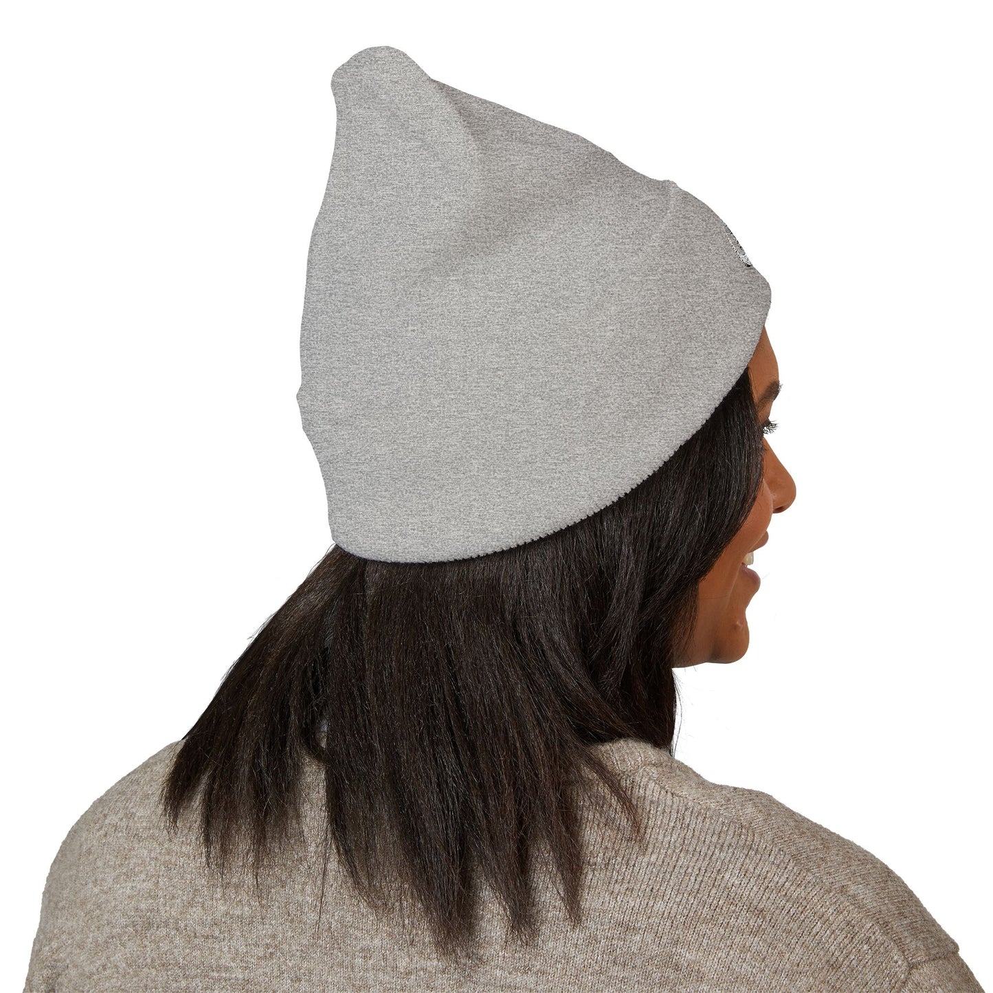 Embroidered Beanie Hat - MX disc golf white logo