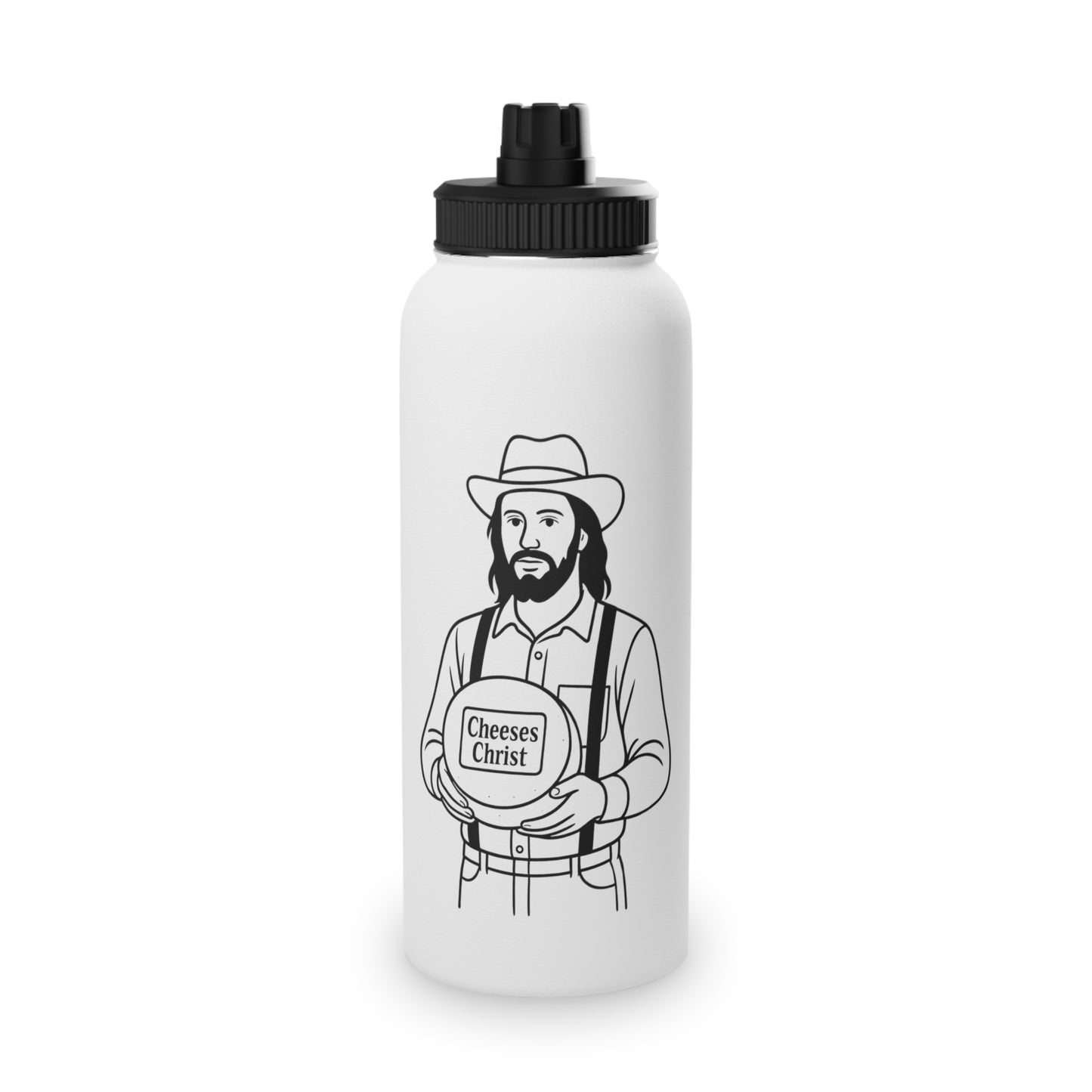 Stainless Steel Water Bottle - Cheeses Christ