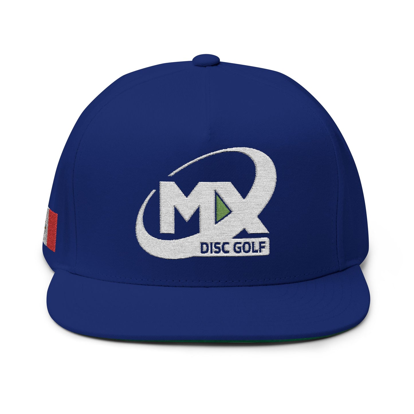 Flat Bill Cap - Embroidered MX Disc Golf withe logo + Mexican flag