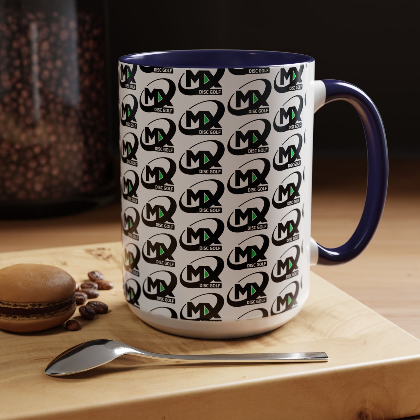 Coffee Mug MX disc golf logo
