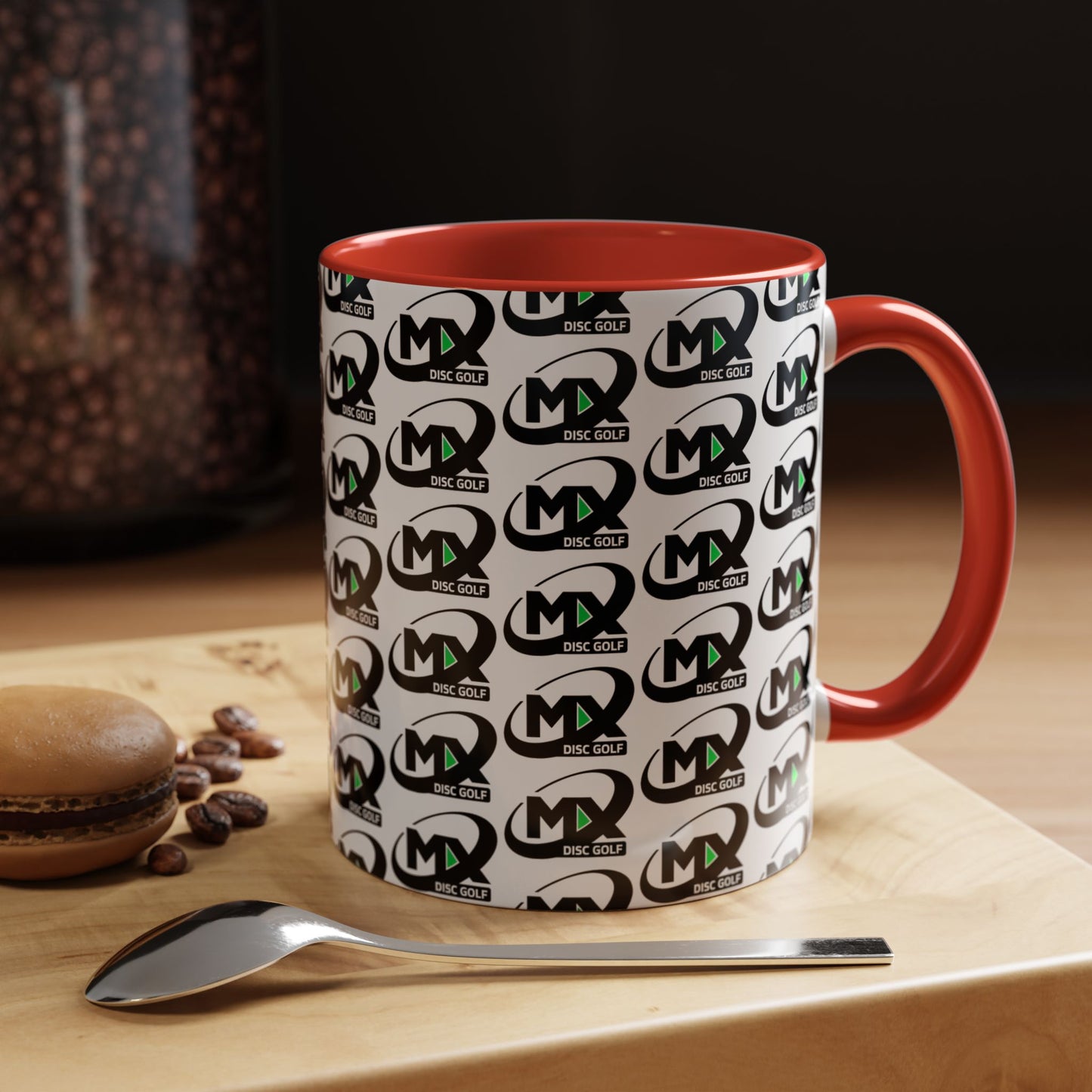 Coffee Mug MX disc golf logo