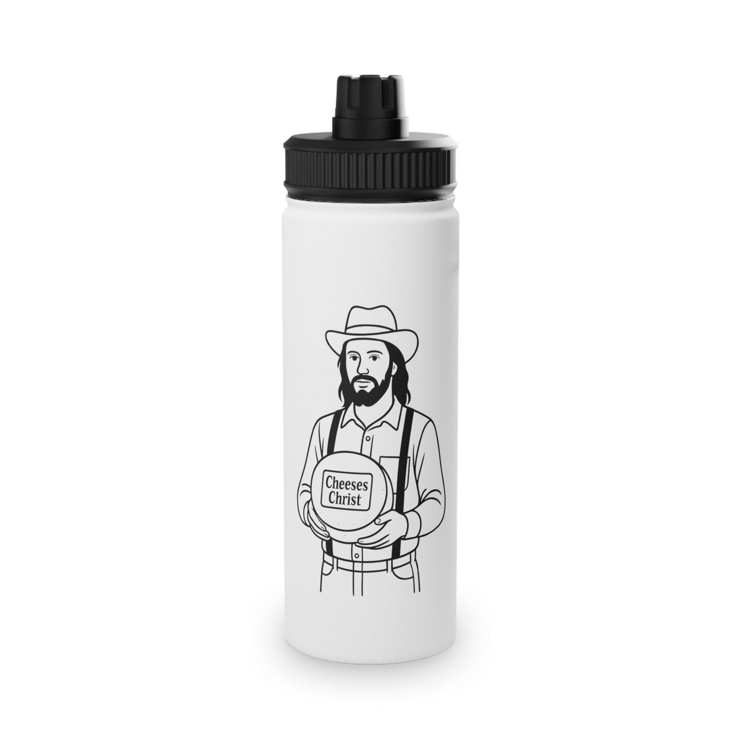 Stainless Steel Water Bottle - Cheeses Christ