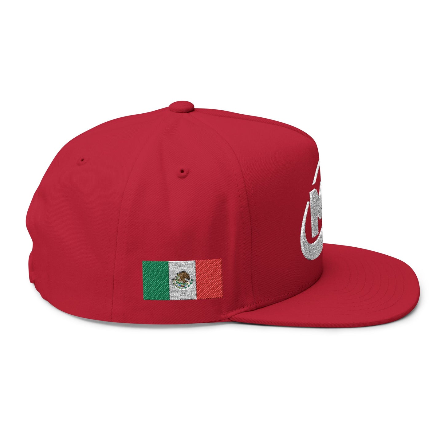 Flat Bill Cap - Embroidered MX Disc Golf withe logo + Mexican flag