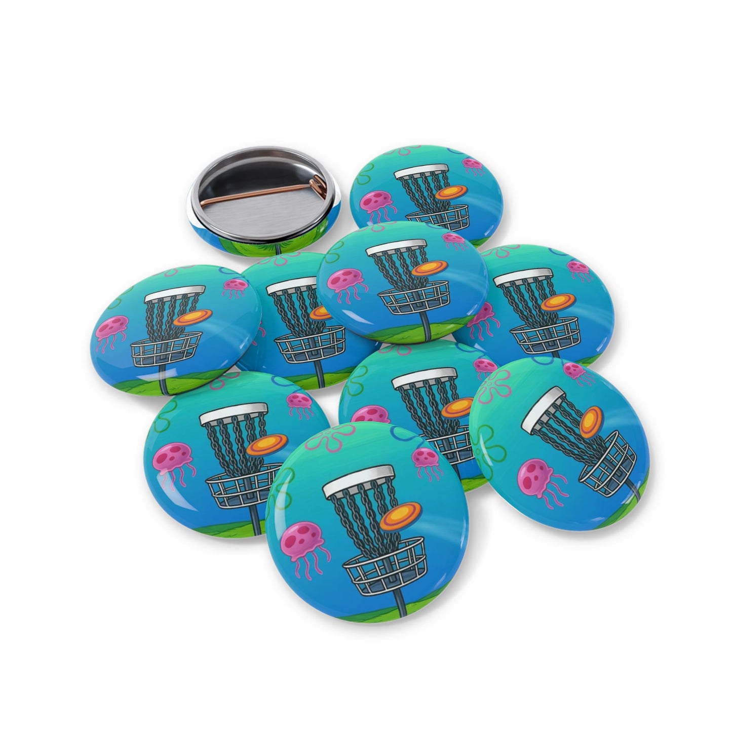 Round Pins - Disc Golf jellyfish