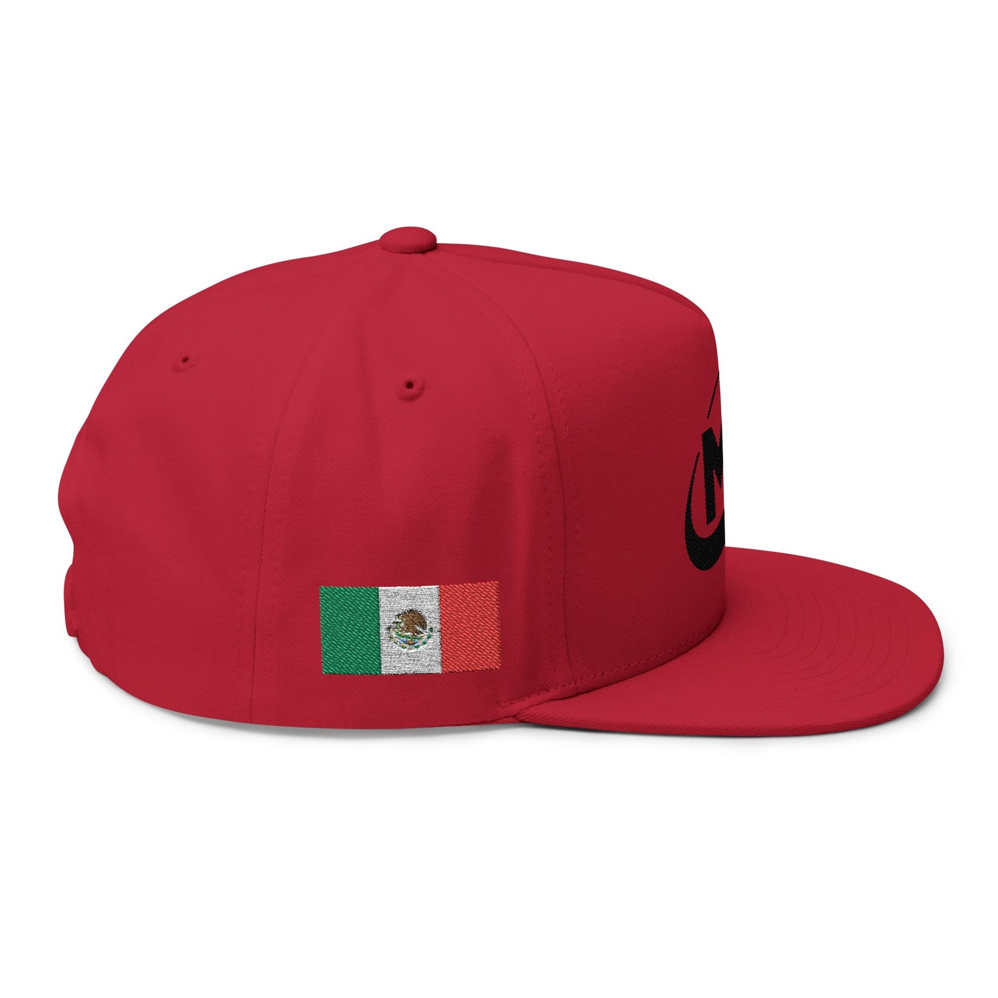Flat Bill Cap - Embroidered MX Disc Golf logo + Mexican flag