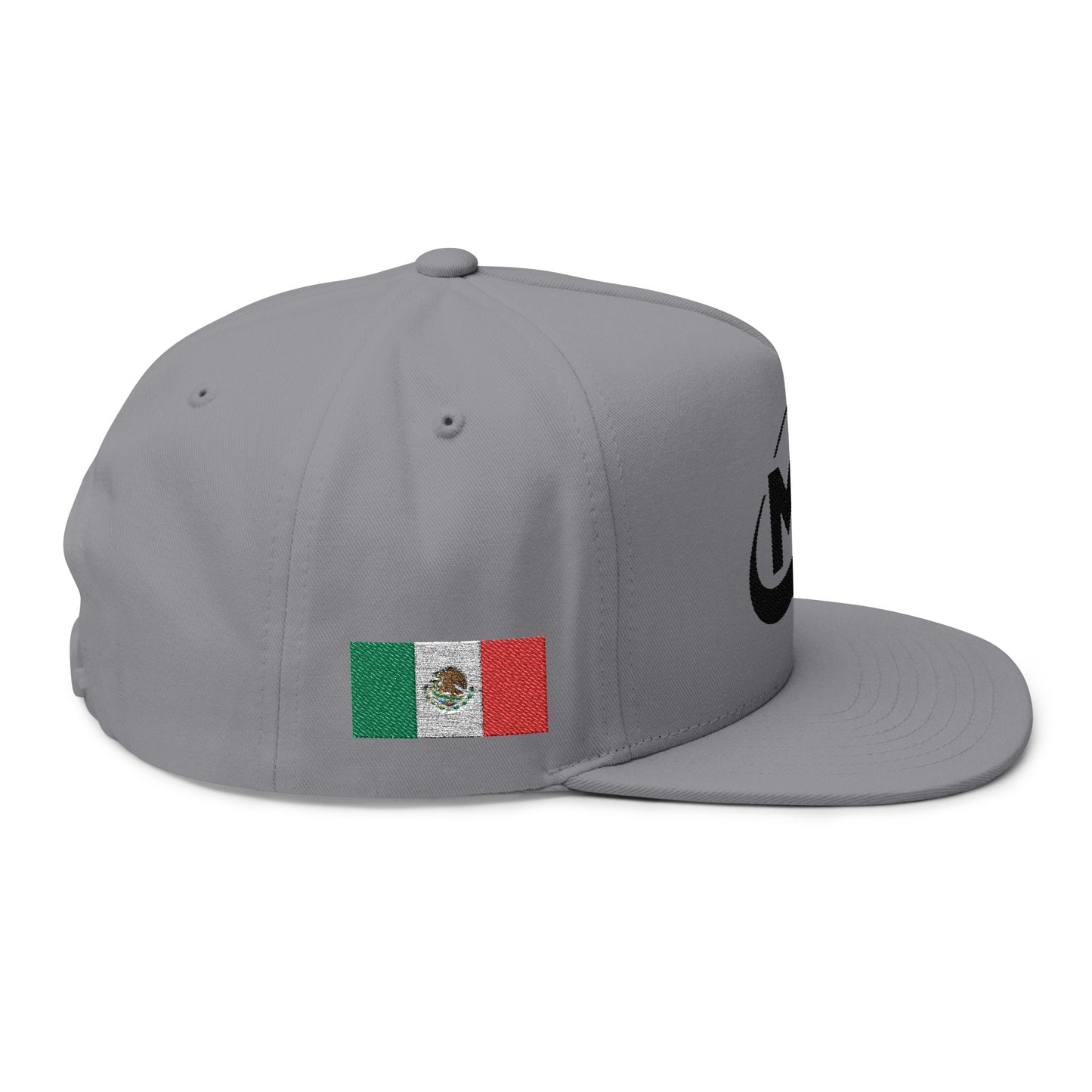 Flat Bill Cap - Embroidered MX Disc Golf logo + Mexican flag