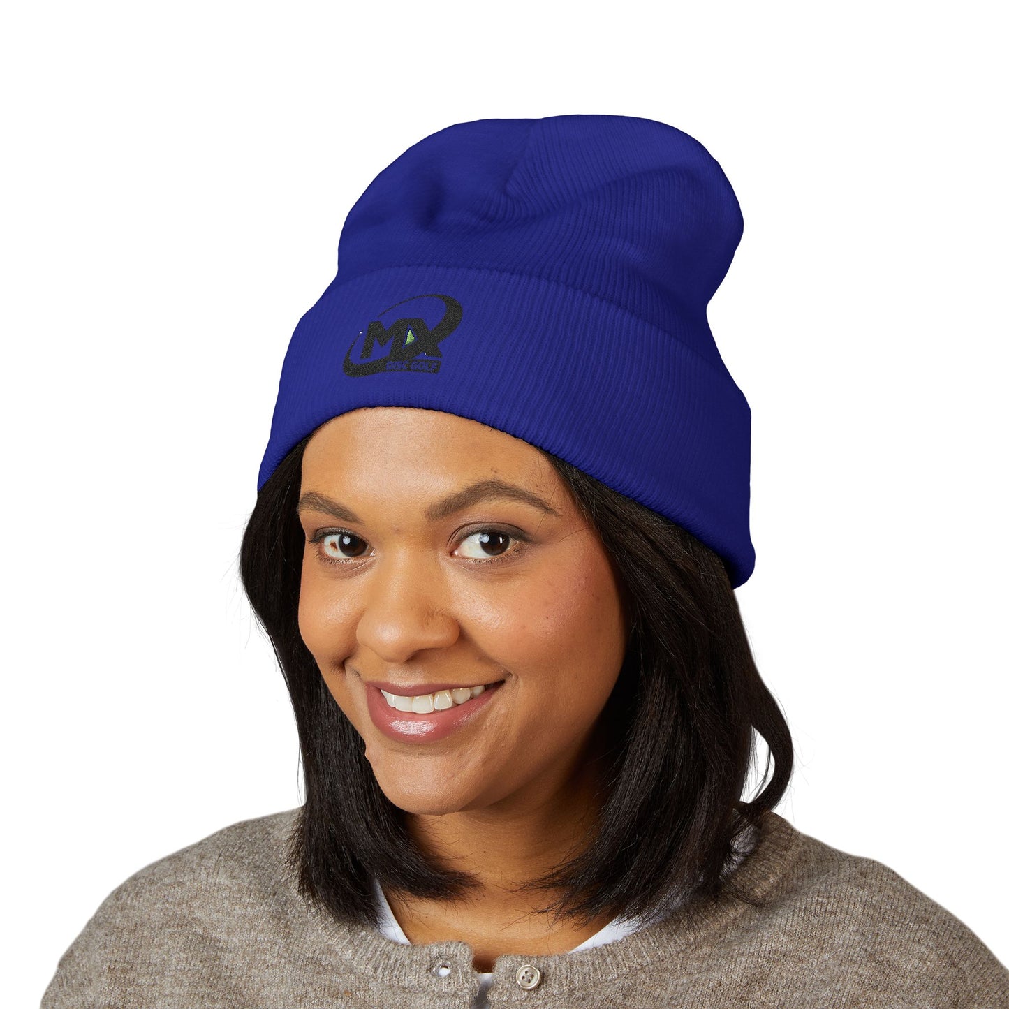 Embroidered Beanie Hat - MX disc golf logo