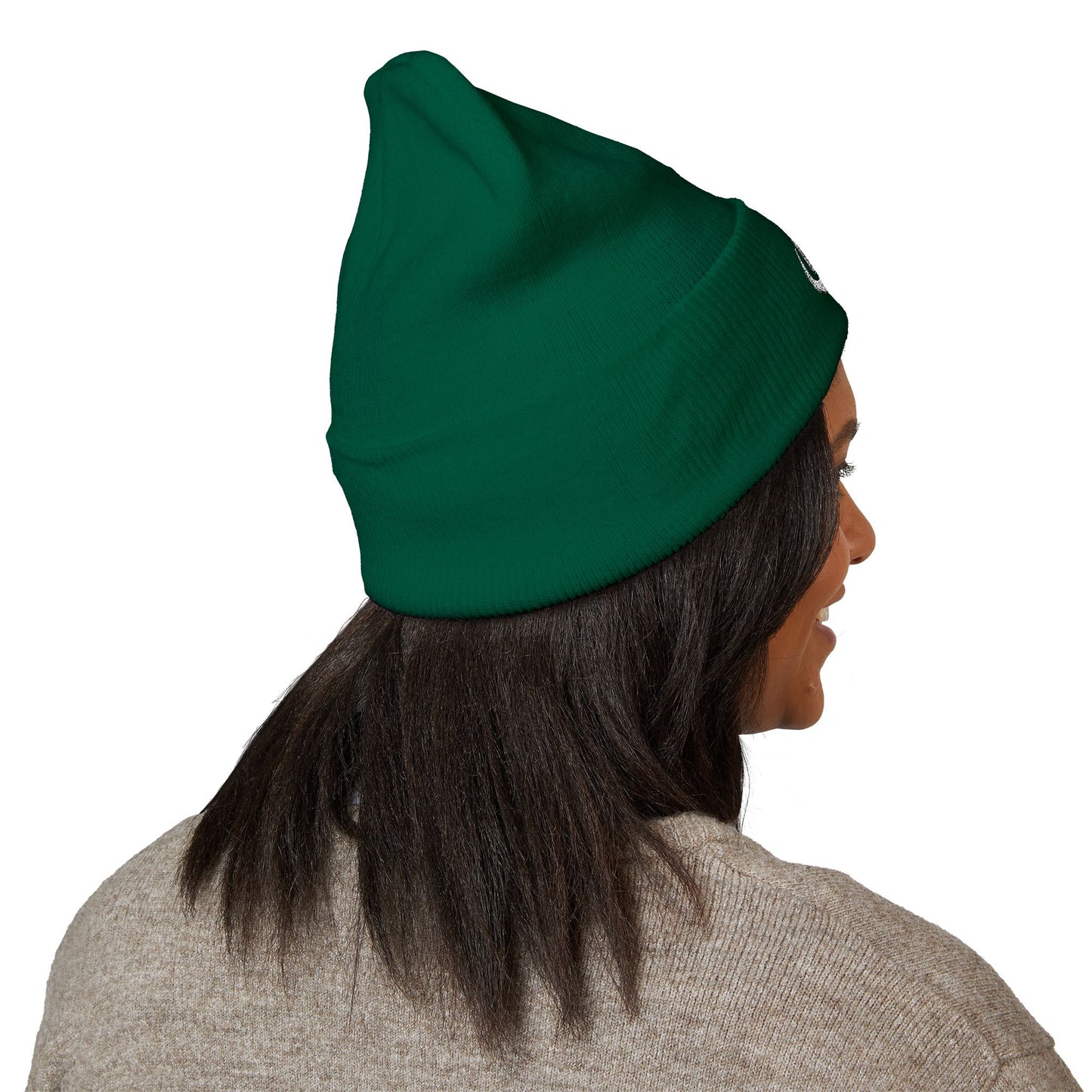 Embroidered Beanie Hat - MX disc golf white logo