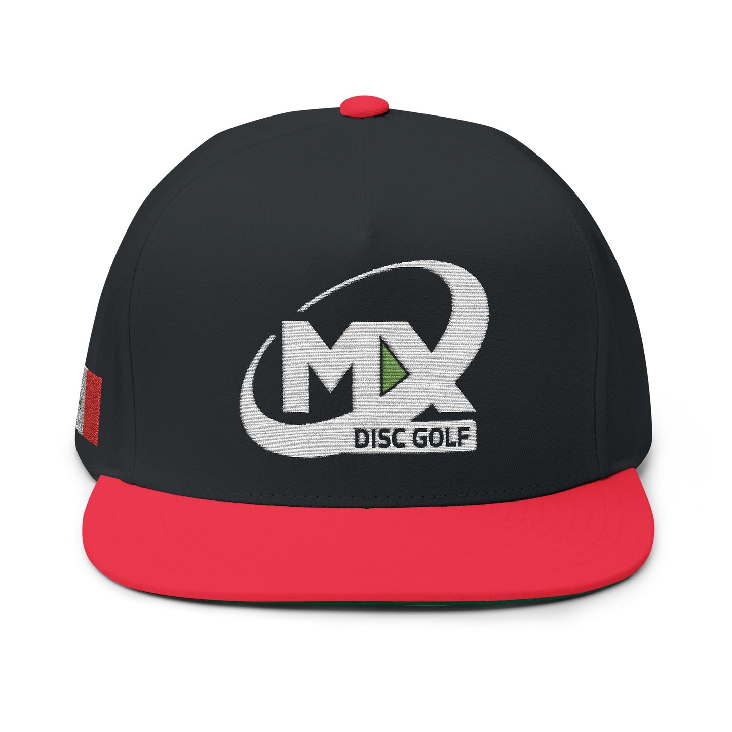 Flat Bill Cap - Embroidered MX Disc Golf withe logo + Mexican flag