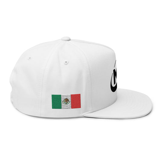 Flat Bill Cap - Embroidered MX Disc Golf logo + Mexican flag