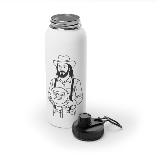 Stainless Steel Water Bottle - Cheeses Christ