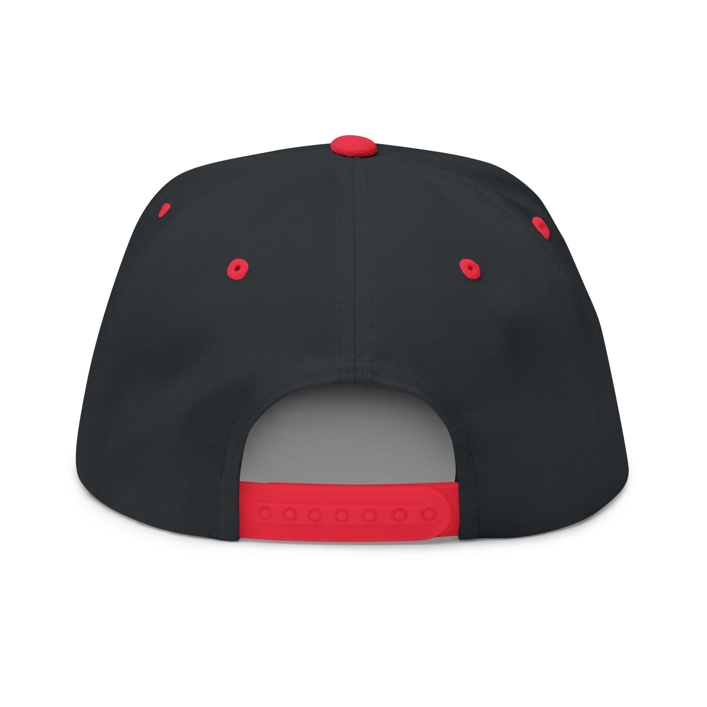 Flat Bill Cap - Embroidered Mexican flag