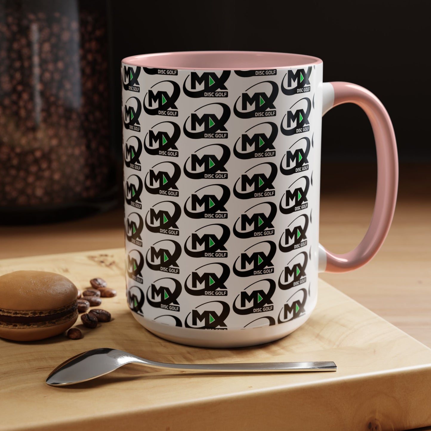 Coffee Mug MX disc golf logo