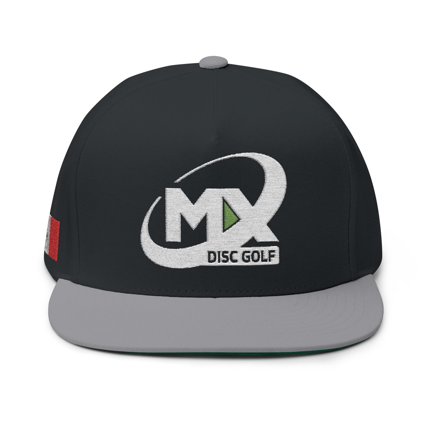 Flat Bill Cap - Embroidered MX Disc Golf withe logo + Mexican flag