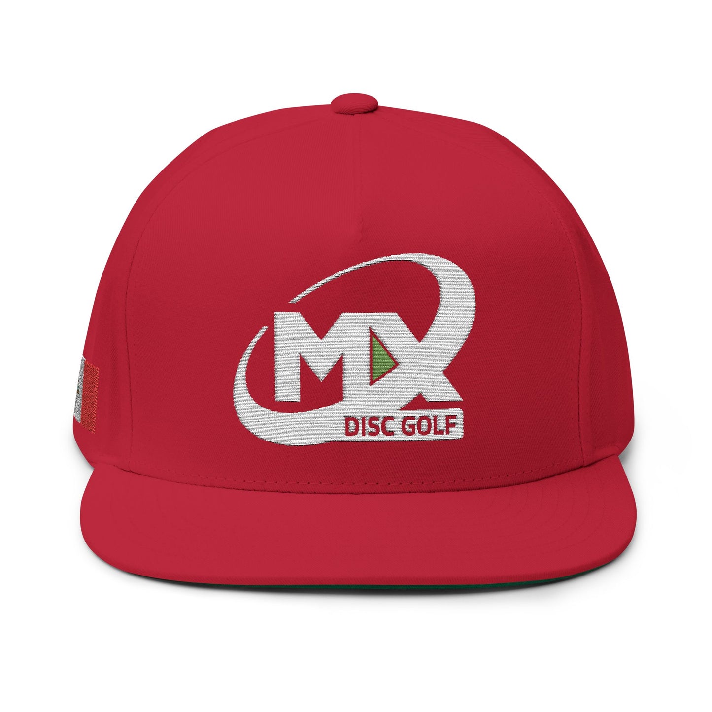 Flat Bill Cap - Embroidered MX Disc Golf withe logo + Mexican flag