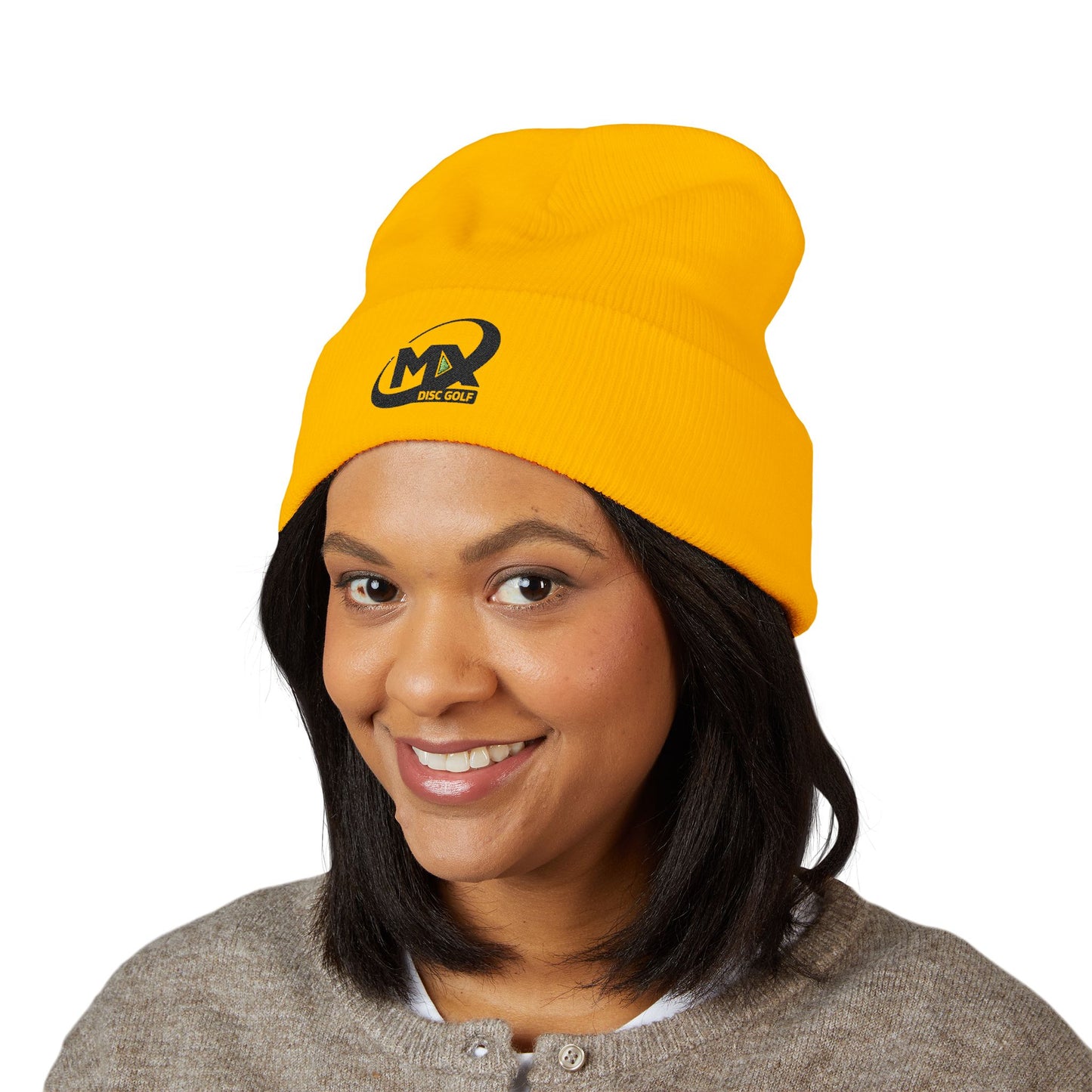 Embroidered Beanie Hat - MX disc golf logo