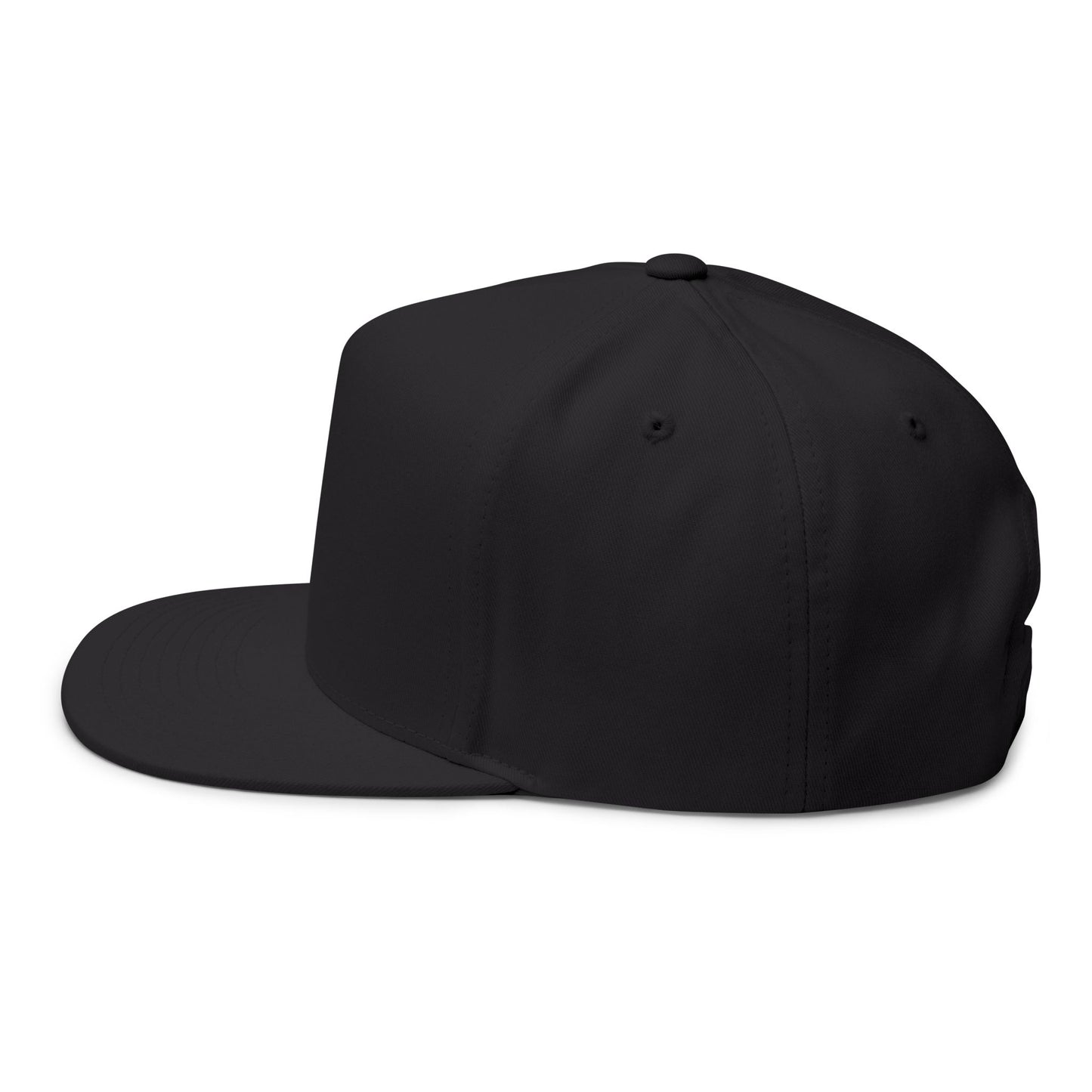 Flat Bill Cap - Embroidered Mexican flag
