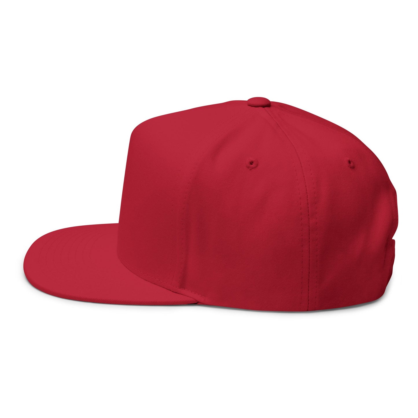 Flat Bill Cap - Embroidered Mexican flag
