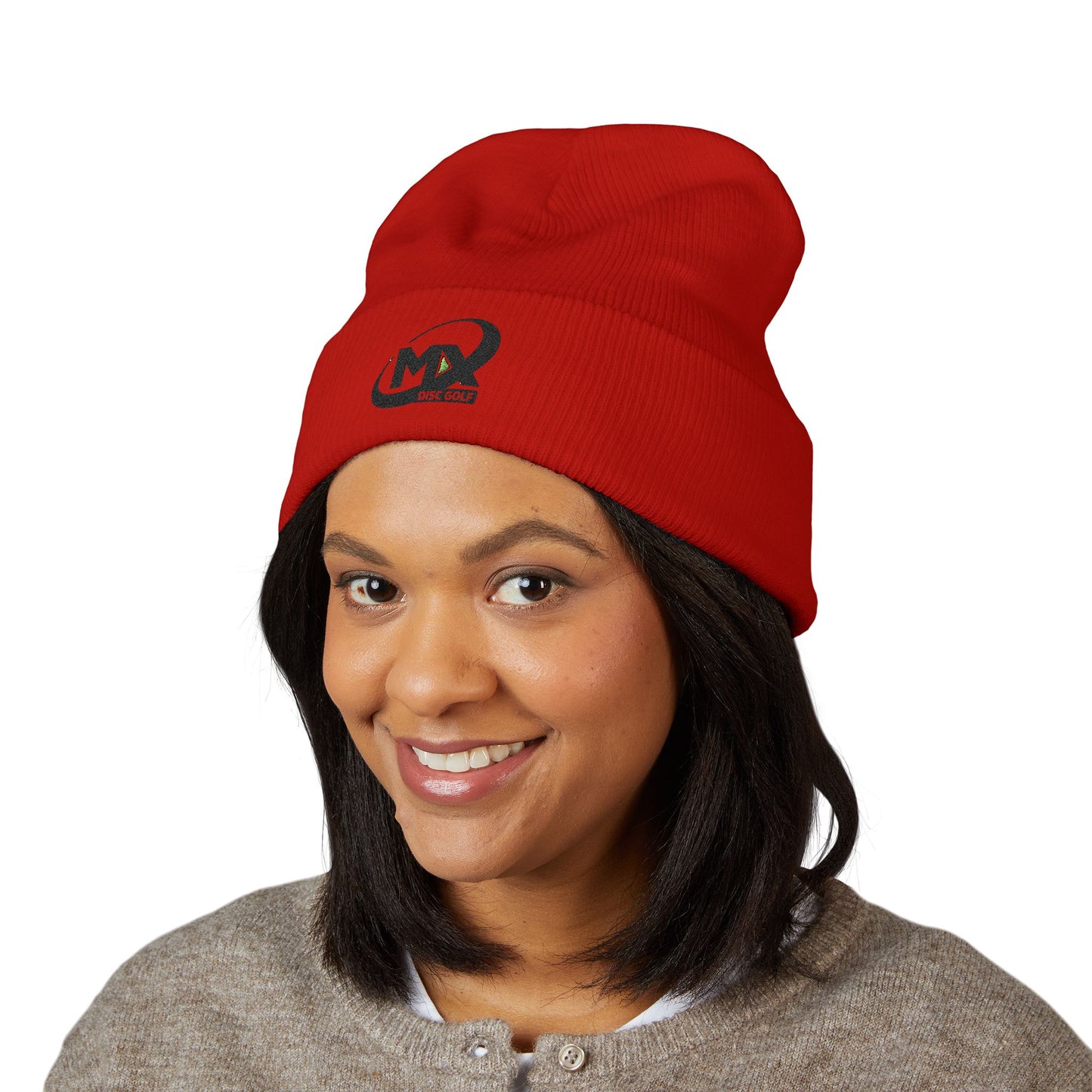 Embroidered Beanie Hat - MX disc golf logo