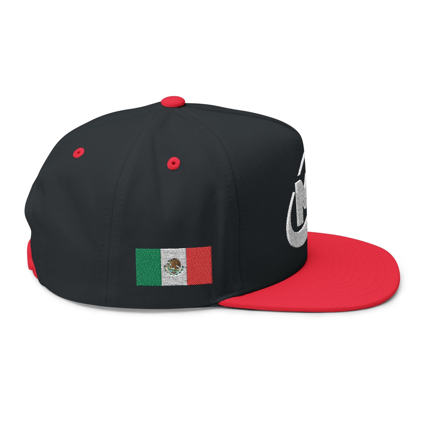 Flat Bill Cap - Embroidered MX Disc Golf withe logo + Mexican flag