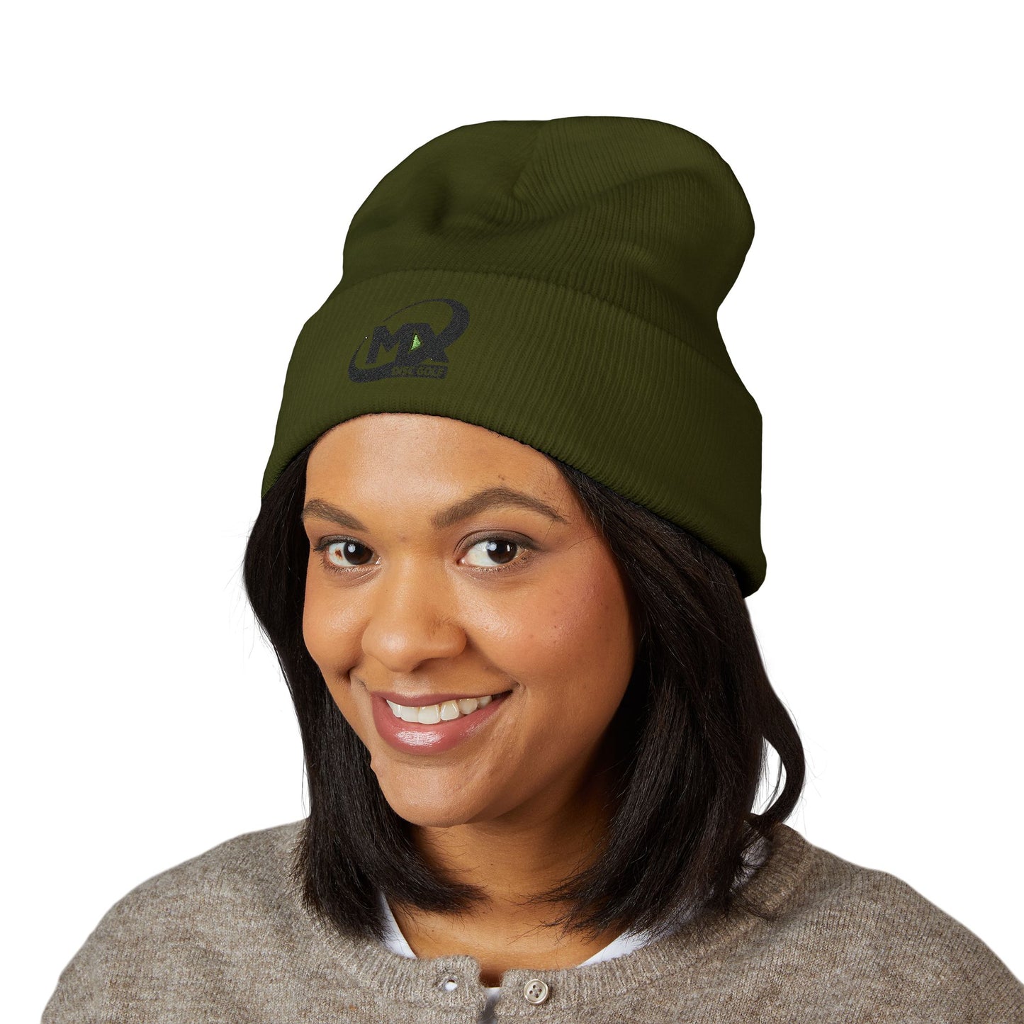 Embroidered Beanie Hat - MX disc golf logo