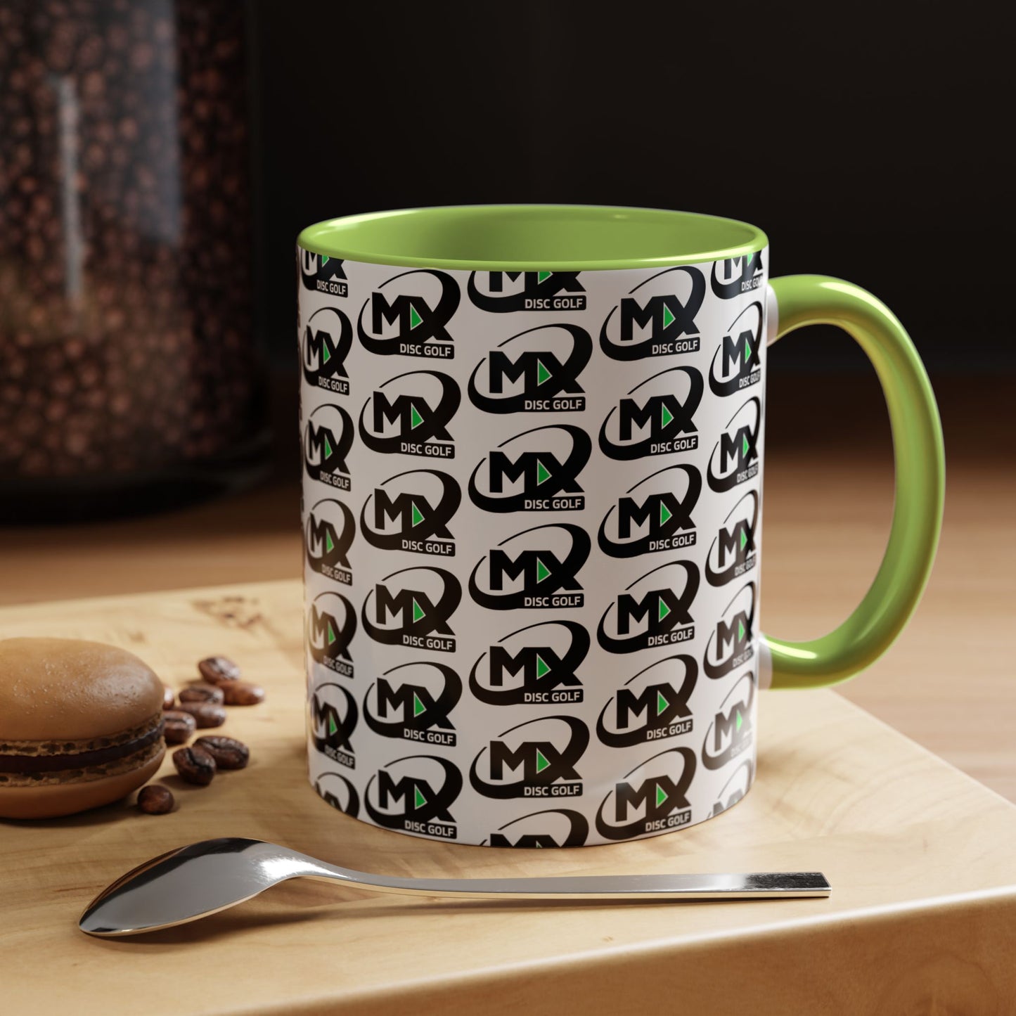 Coffee Mug MX disc golf logo