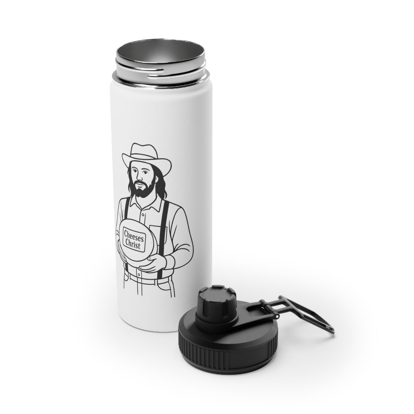 Stainless Steel Water Bottle - Cheeses Christ