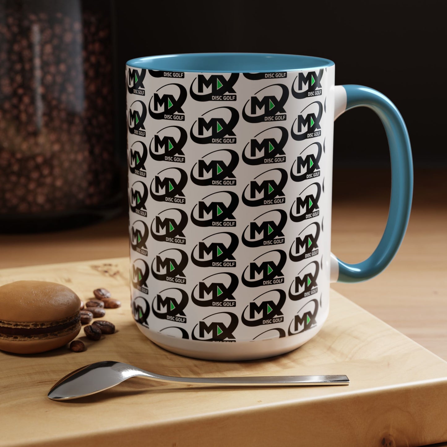 Coffee Mug MX disc golf logo