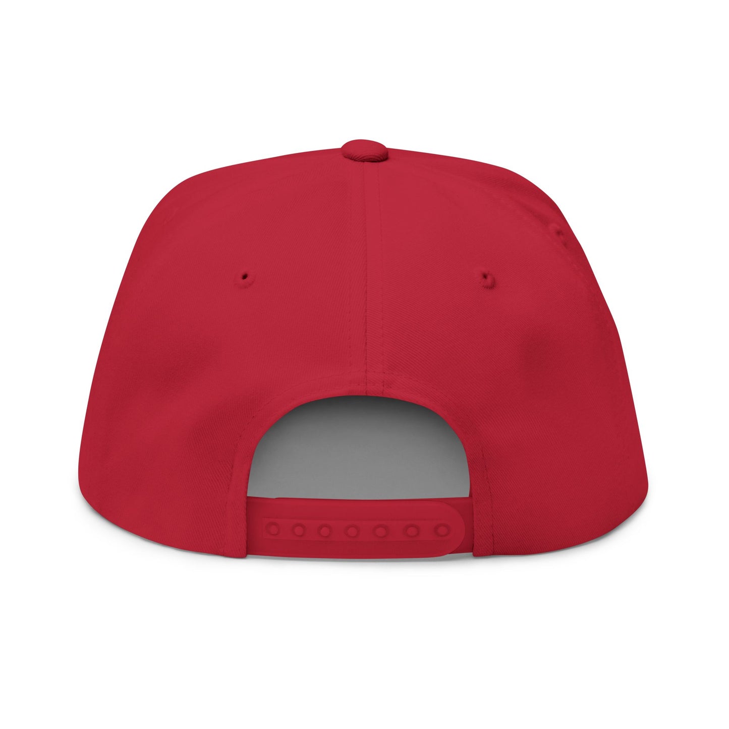 Flat Bill Cap - Embroidered Mexican flag