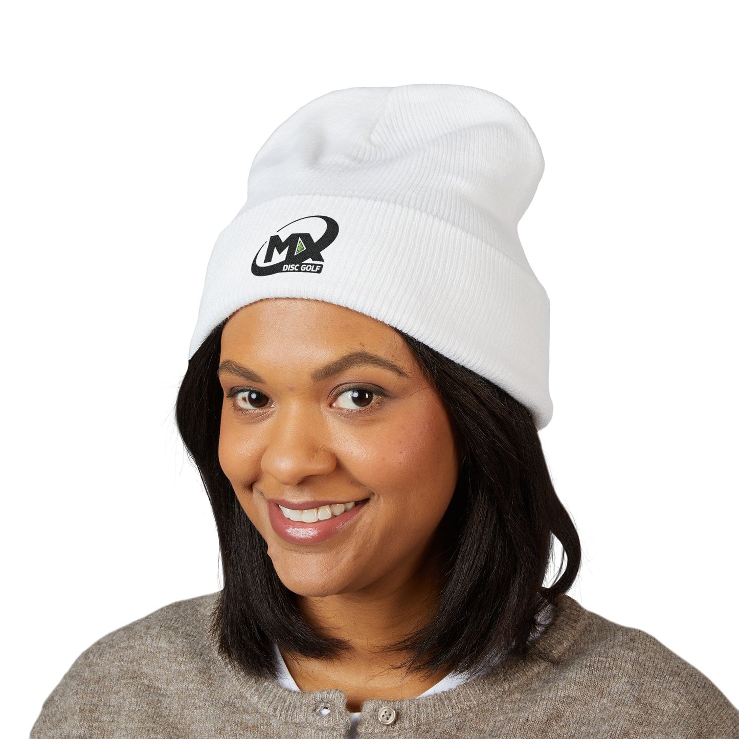 Embroidered Beanie Hat - MX disc golf logo