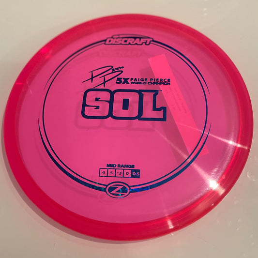 Discraft SOL (Z-Line) Pink - Paige Pierce 5x Signature Series