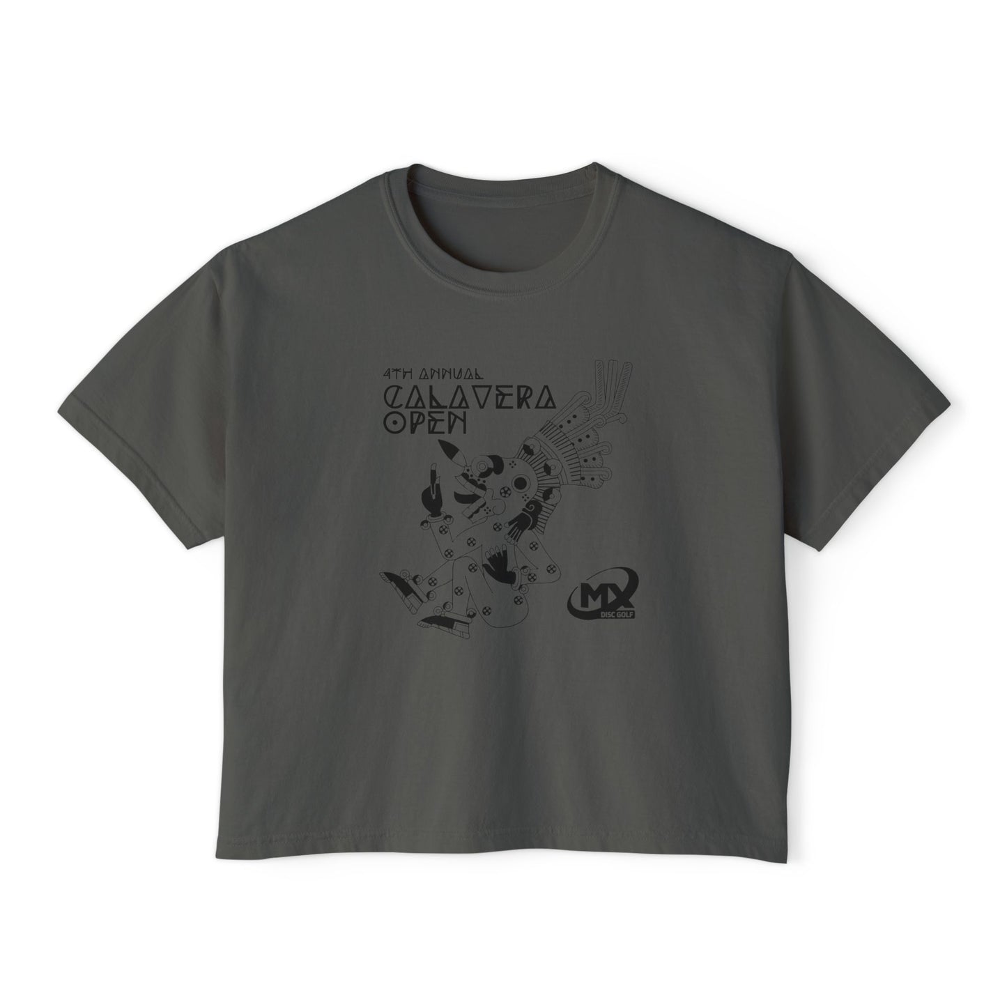4th Annual Calavera Open Women's Boxy Tee - Mx disc golf