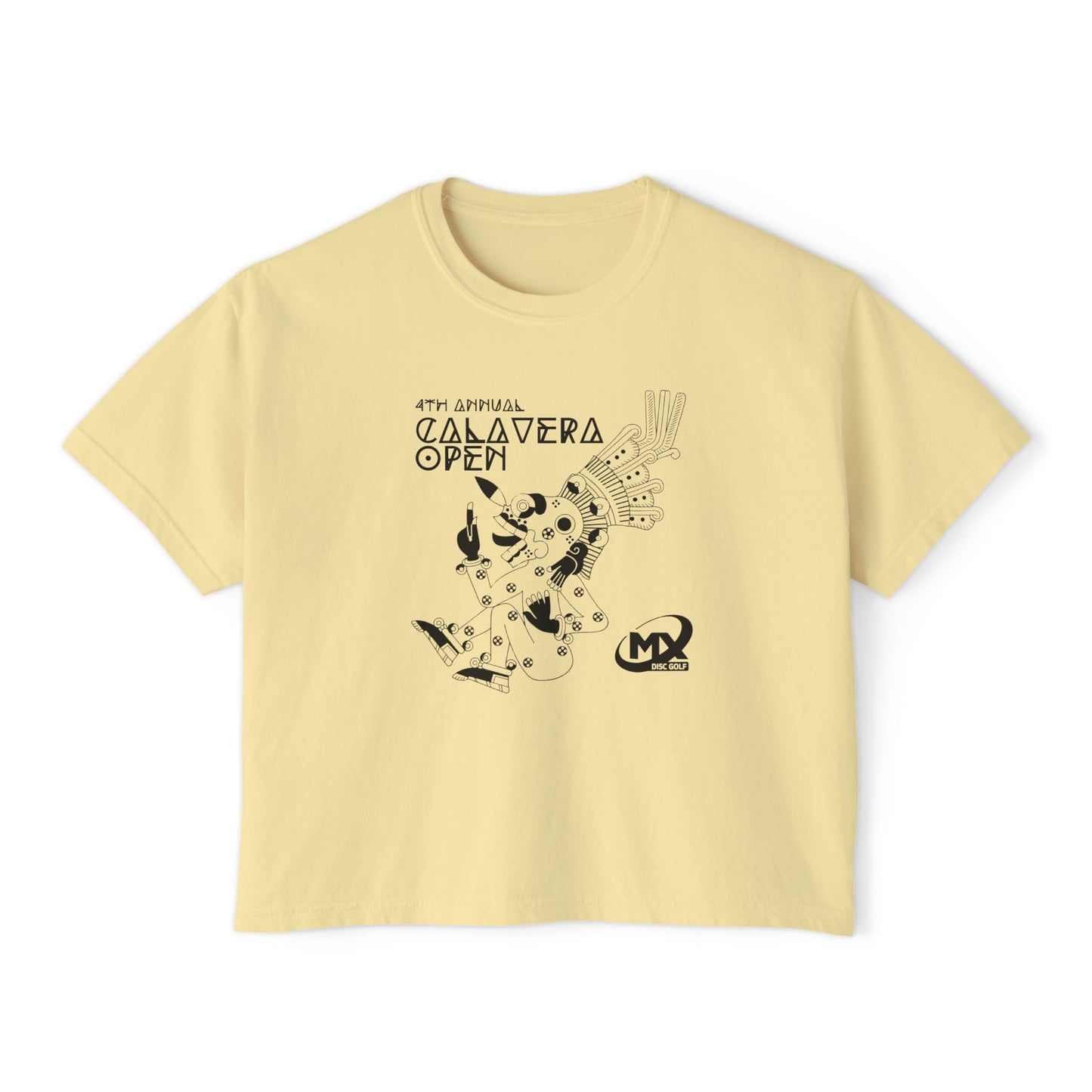 4th Annual Calavera Open Women's Boxy Tee - Mx disc golf
