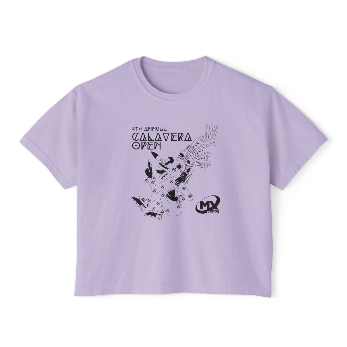 4th Annual Calavera Open Women's Boxy Tee - Mx disc golf