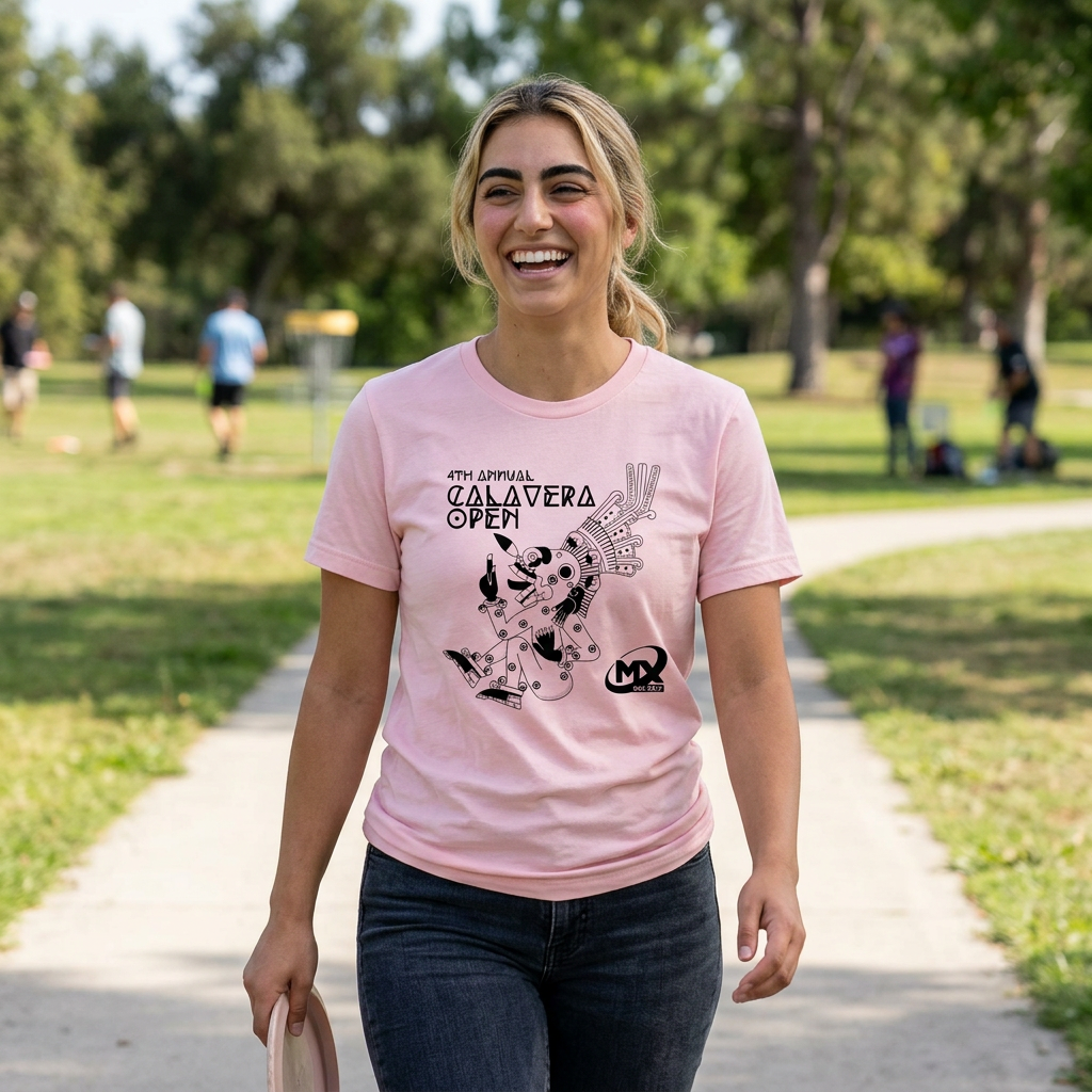 short-sleeve t-shirt -4th Calavera open - Mx disc golf