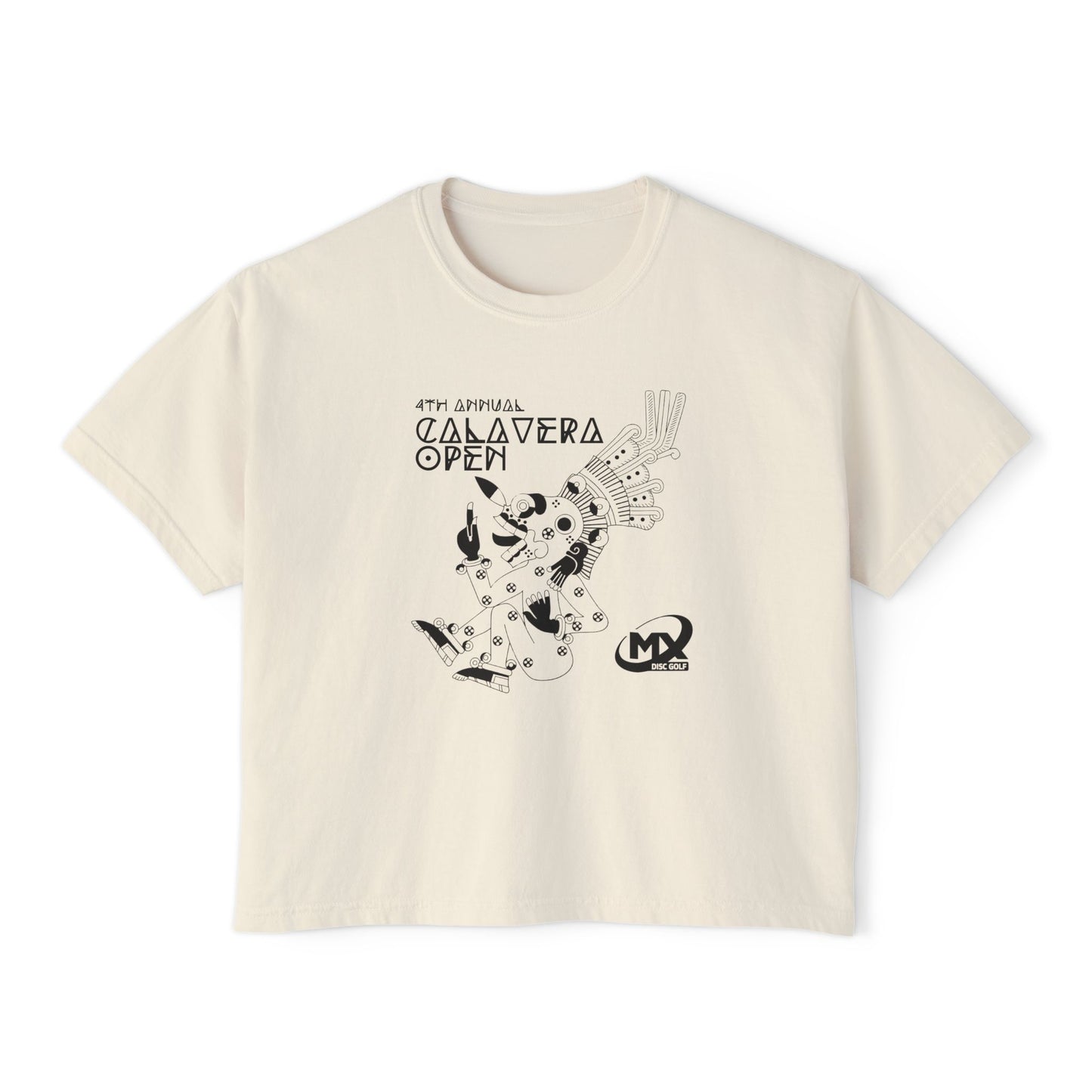 4th Annual Calavera Open Women's Boxy Tee - Mx disc golf