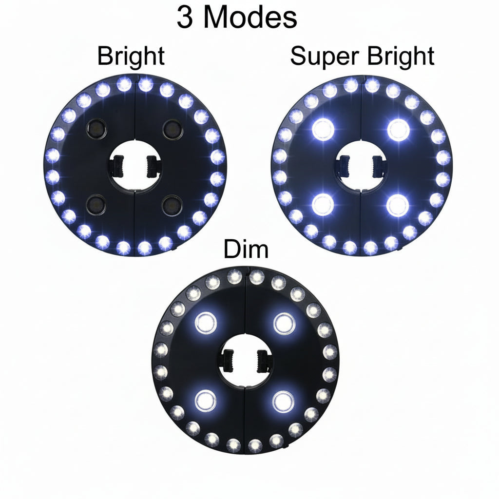 LED Disc Golf Basket Light for Glow Disc or Practice at Night