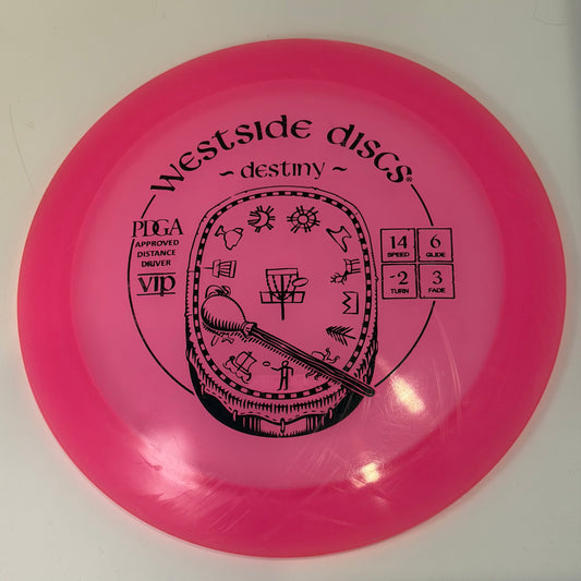 Westside Discs DESTINY • Pink VIP plastic • 176g