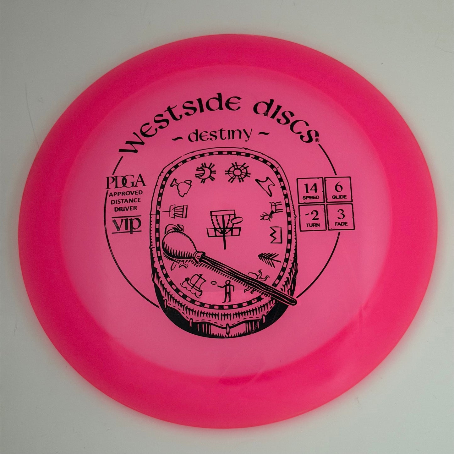 Westside Discs DESTINY • Pink VIP plastic • 176g