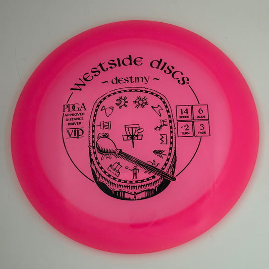 Westside Discs DESTINY • Pink VIP plastic • 176g