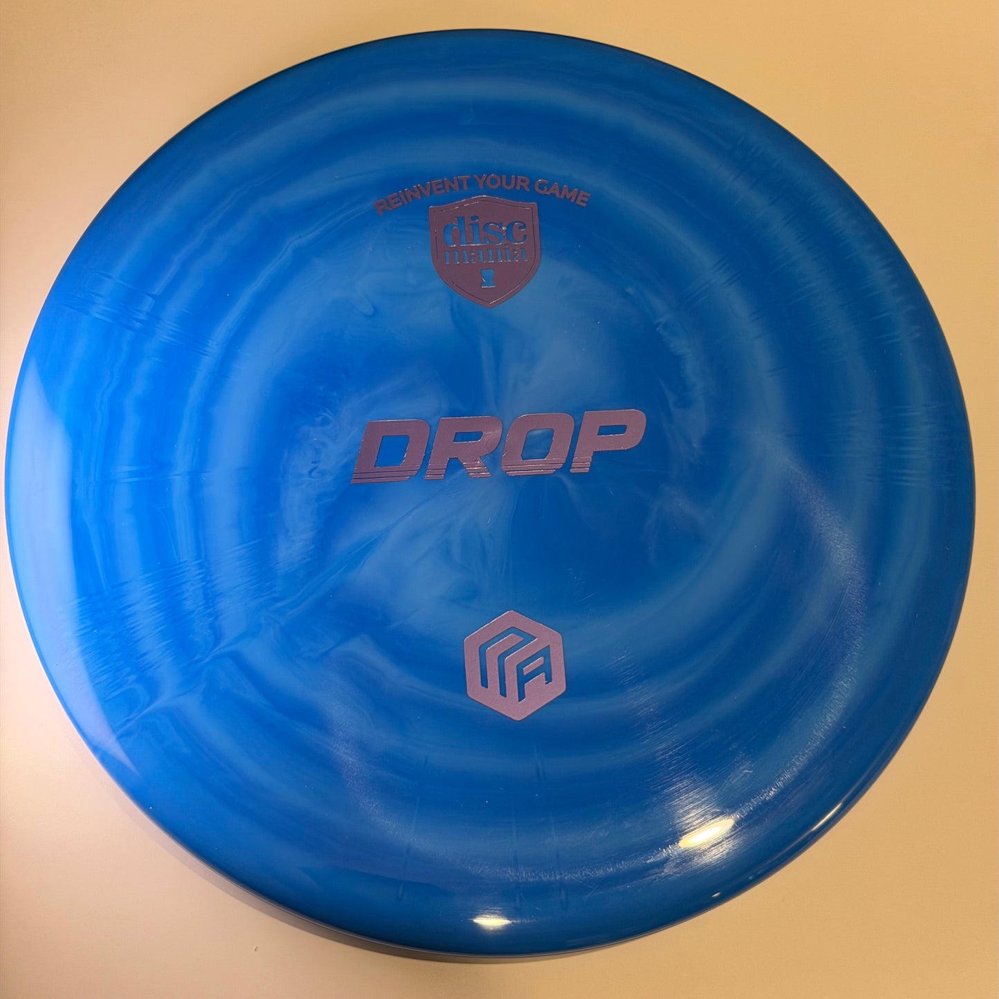 Discmania DROP • Swirl S-Line • Blue/White • 176 g