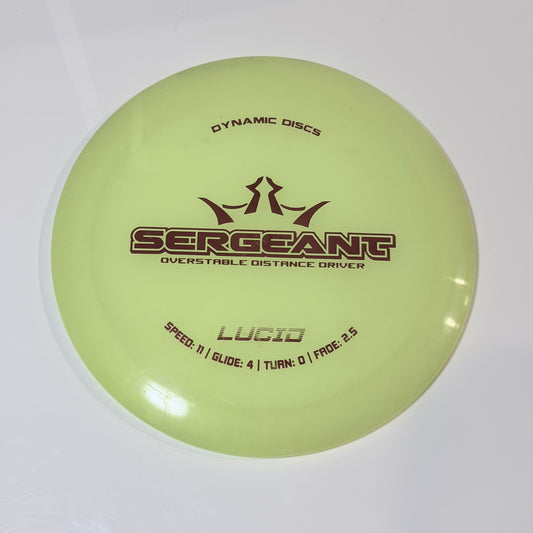 [USED] Dynamic Discs SERGEANT • Yellow • Lucid • 169 g