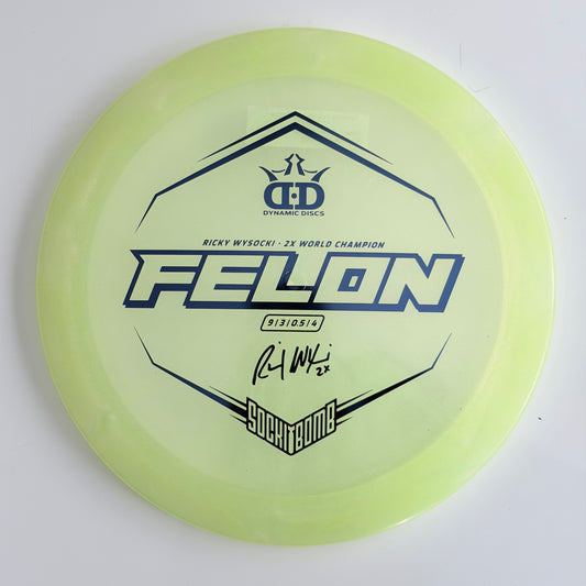 [USED] Dynamic Discs FELON • Yellow • Lucid-ice chameleon • 173 g