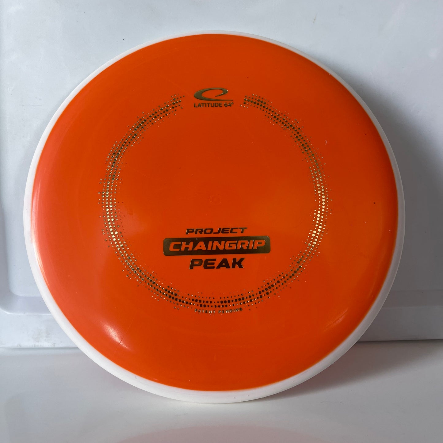 Latitude 64 PEAK • Project ChainGrip • Prototype • Orange/White •  174 g