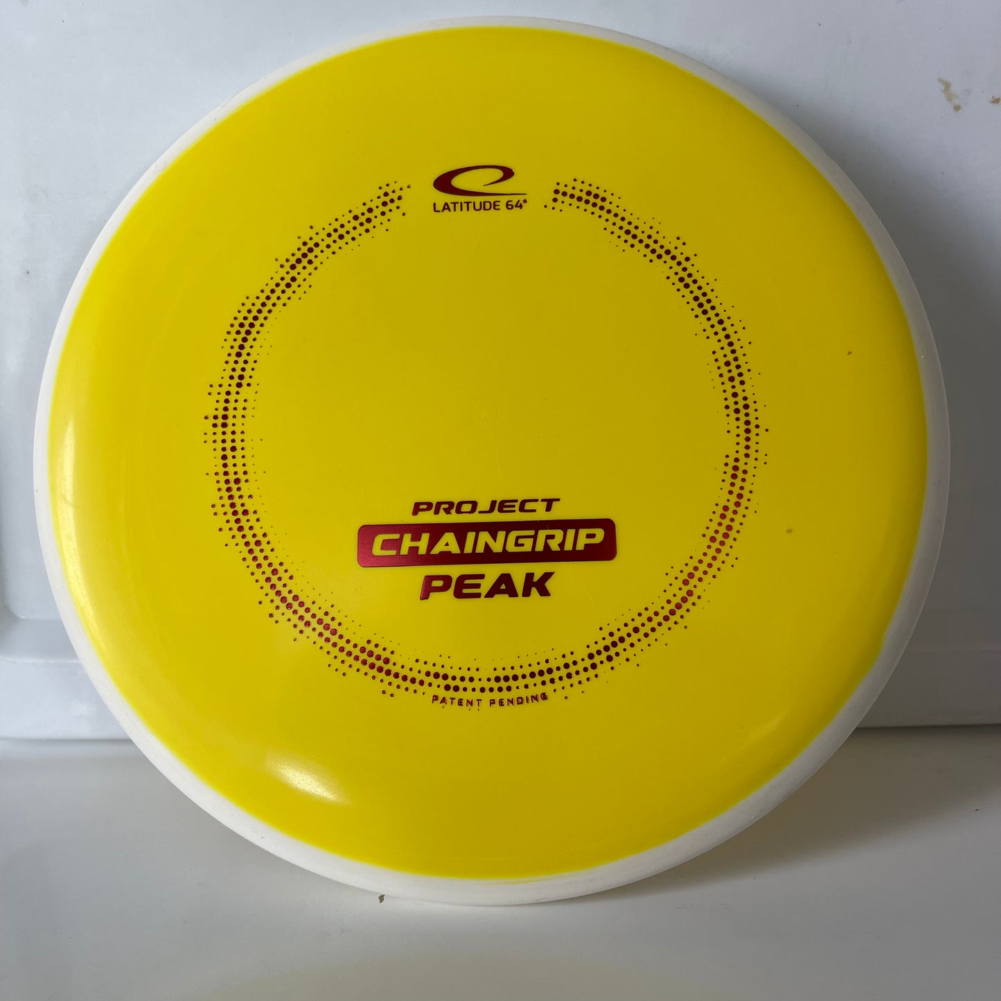 Latitude 64 PEAK • Project ChainGrip • Prototype • Yellow/White •  173 g